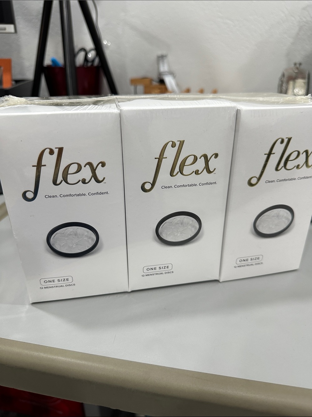 Flex Menstrual Discs - White Packaging - 3 pack